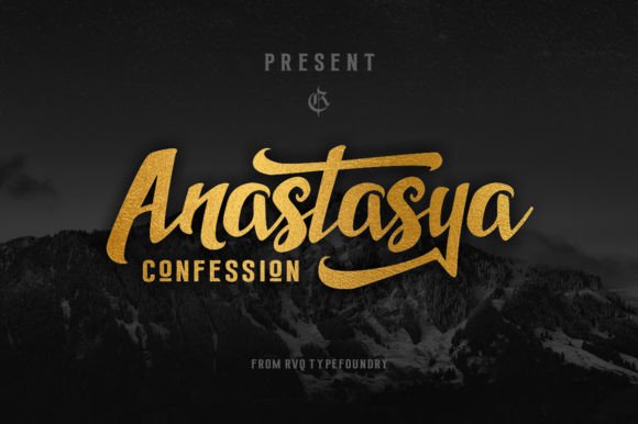 Anastasya Confession: An Elegant Script Font for Crafters