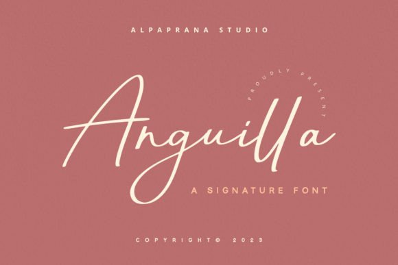 Anguilla Font: A Signature Tool for Editorial Design