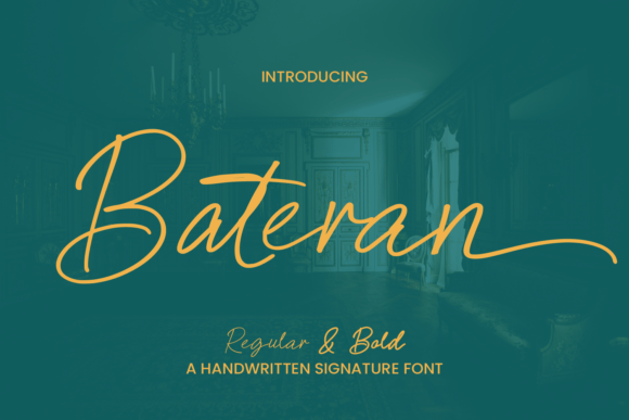 Bateran: A Premium Font for Elevated Branding