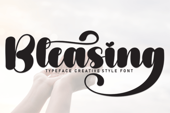 Bleasing: A Friendly Handwritten Font for Editorial Design