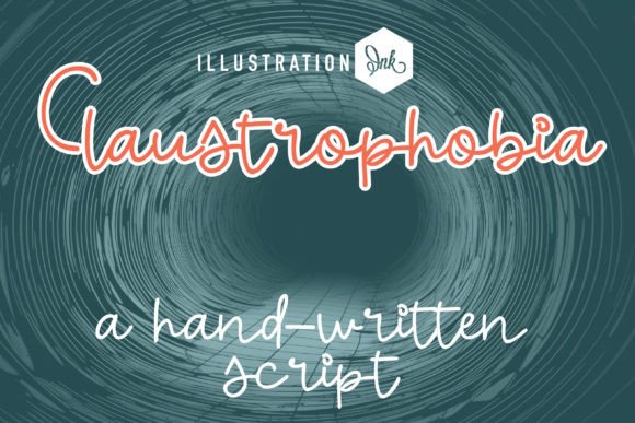 Claustrophobia Font: A Friendly Handwritten Typeface for Your Business
