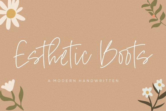 Esthetic Boots: A Handwritten Font for Digital Elegance