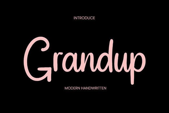 Grandup: A Practical Script Font for Cohesive Branding