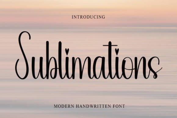 How Sublimations Font Adds Elegance to Web Design