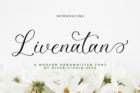 Livenatan: The Script Font for Modern Editorial Design