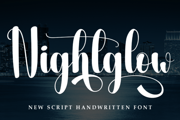 Nightglow: A Handwritten Font for Editorial Atmosphere