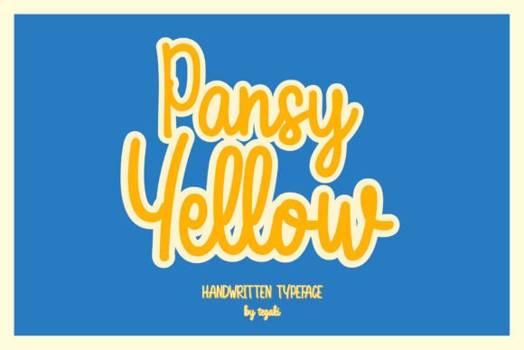 Pansy Yellow: A Font That Builds Brand Trust in Digital Layouts