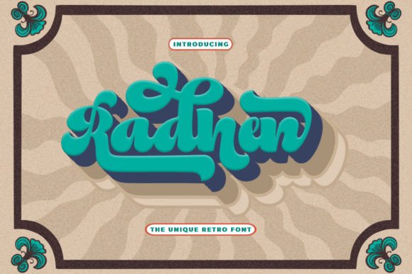 Radhen: A Retro Font Built for Campaign Headlines