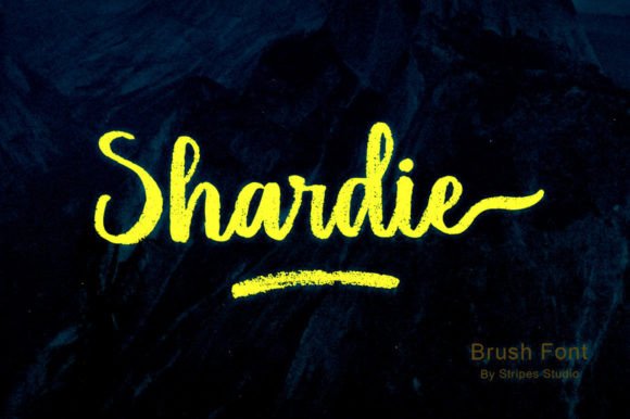 Shardie: A Font That Feels Like a Handwritten Touch for Your Brand