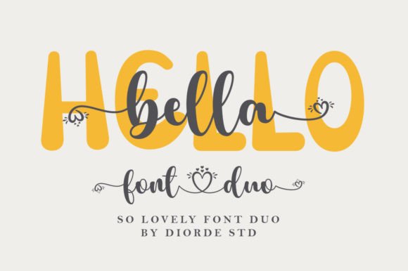 The Elegance of Hello Bella Duo: A Designer’s Typography Story