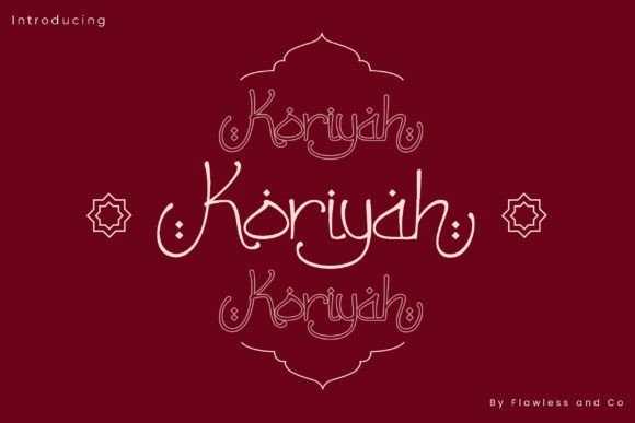 The Koriyah Typeface: A Modern Arabic Font for Editorial Design