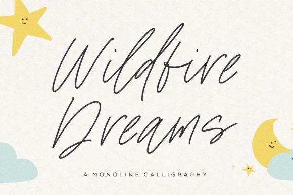 Wildfire Dreams: The Versatile Handwritten Font for Makers